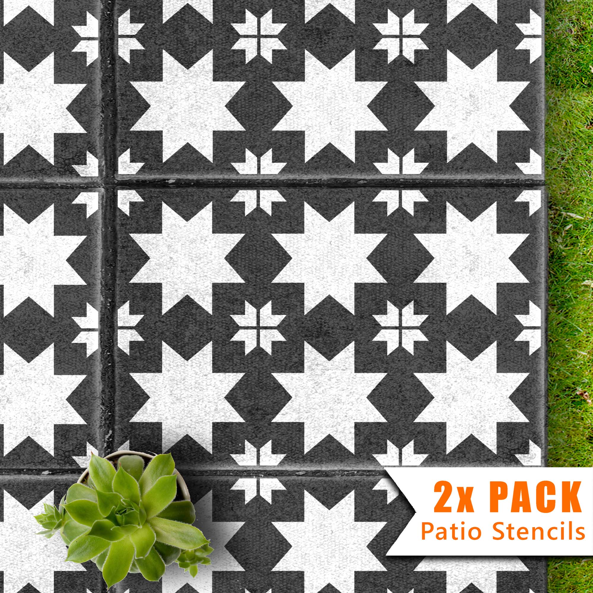 STENCIL | Patio Slab – Page 5 – Dizzy Duck Designs