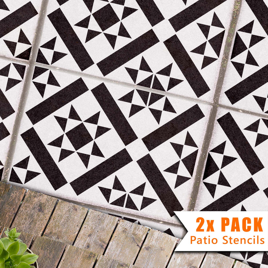 Patio Slab Stencils – Page 2 – Dizzy Duck Designs