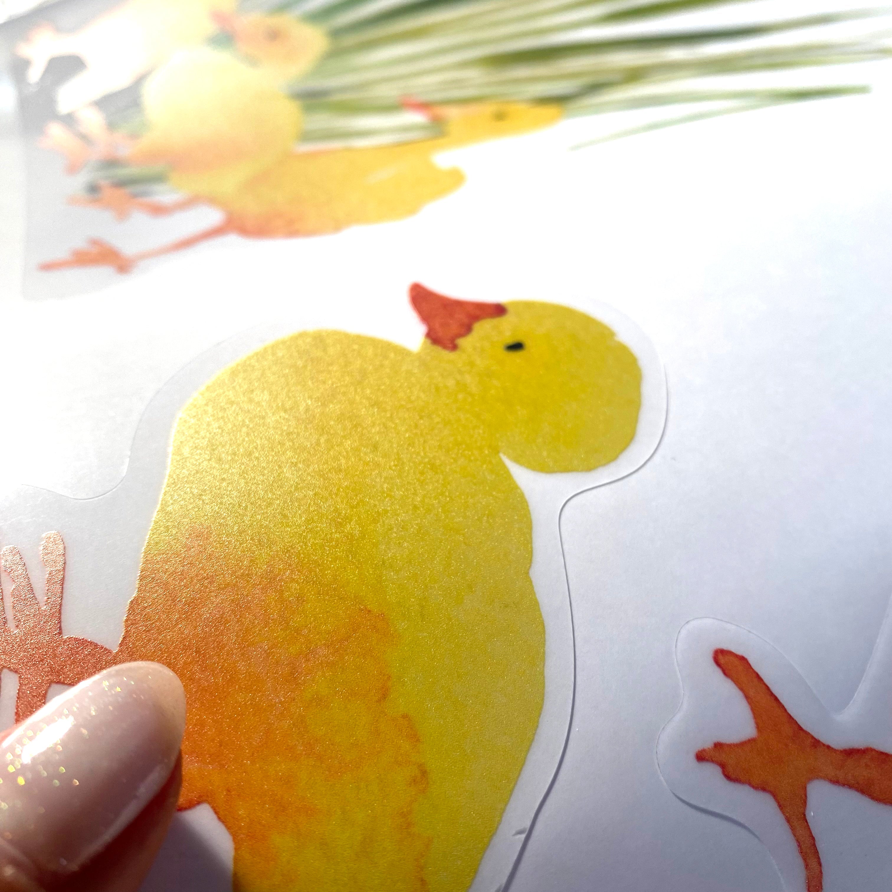 Window Duck Folder Mummy Duck & Ducklings Window Decal Set – Dizzy Duck Designs
