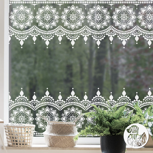 Myah Clear Window Privacy Border - Dizzy Duck Designs