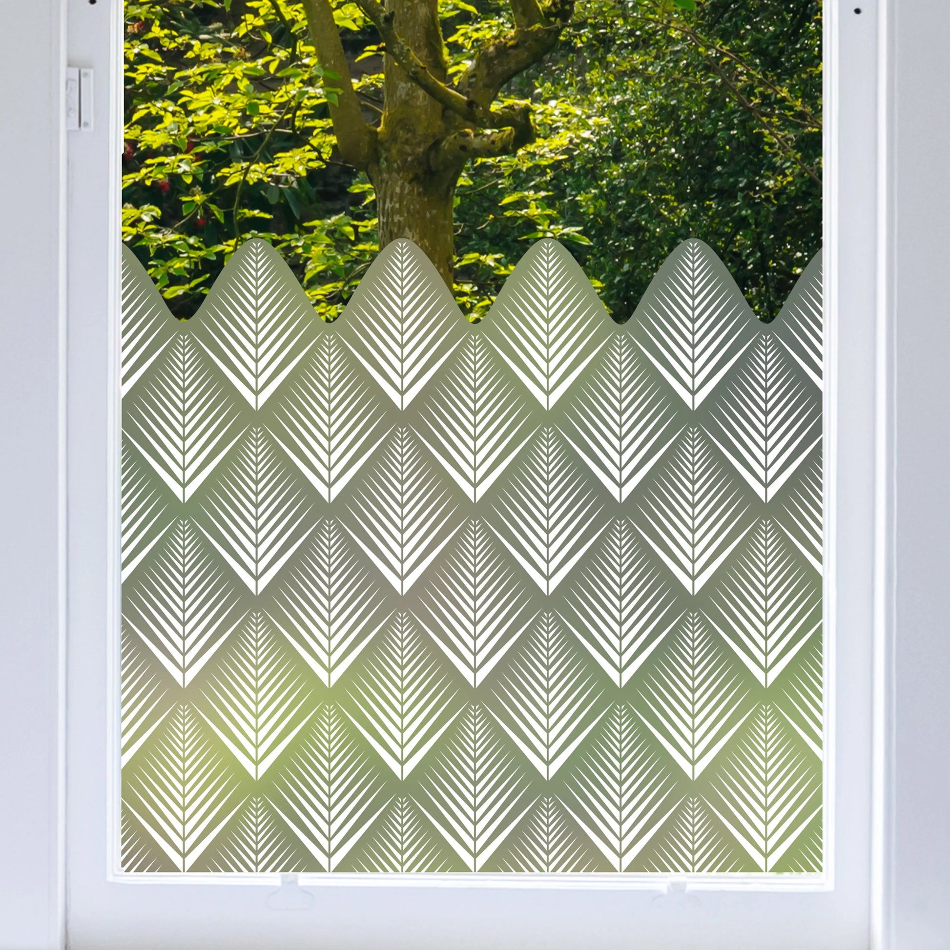 Privacy Window Shelby Frosted Window Privacy Border Dizzy Duck Designs