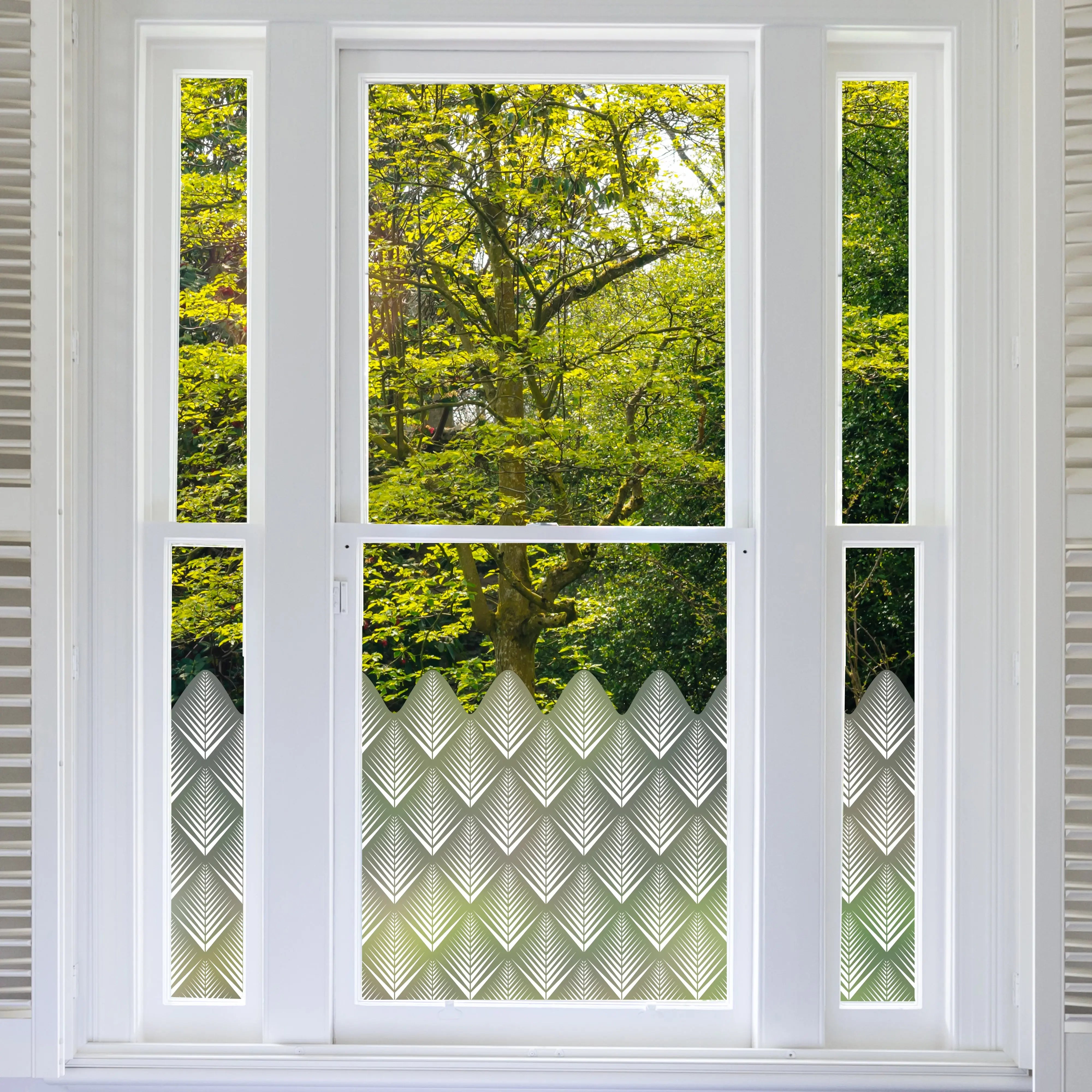 Shelby Frosted Window Privacy Border – Dizzy Duck Designs