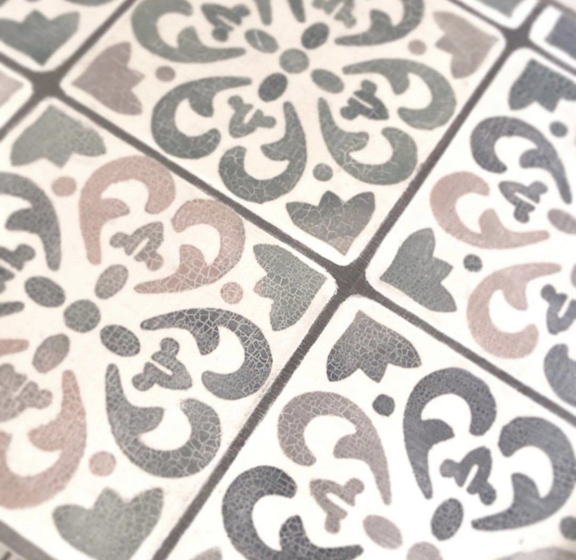 Stencil Tangier Tile Stencil Dizzy Duck Designs