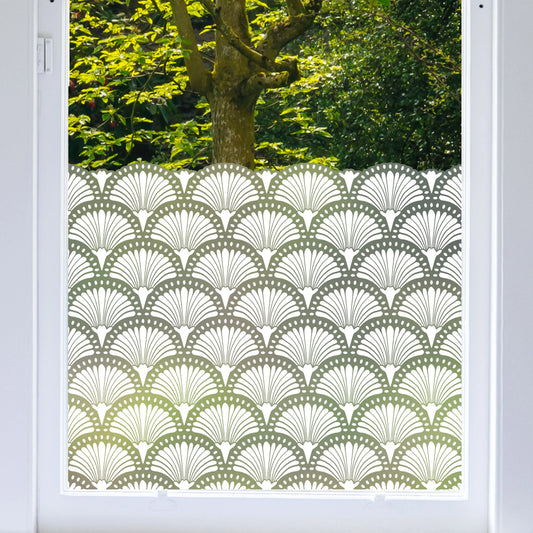 Privacy Window Thebes Frosted Window Privacy Border Dizzy Duck Designs
