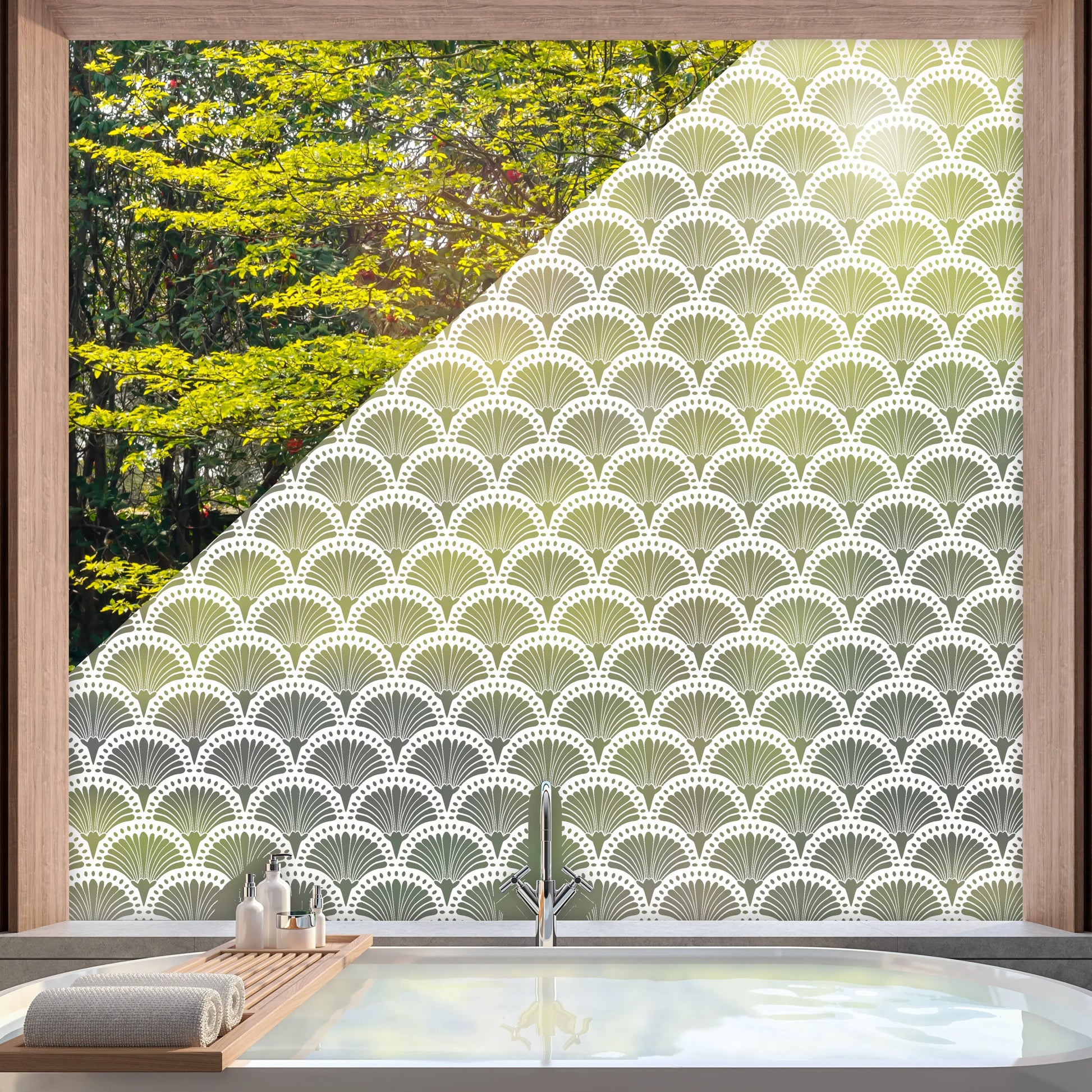 Privacy Window Thebes Frosted Window Privacy Panel Dizzy Duck Designs