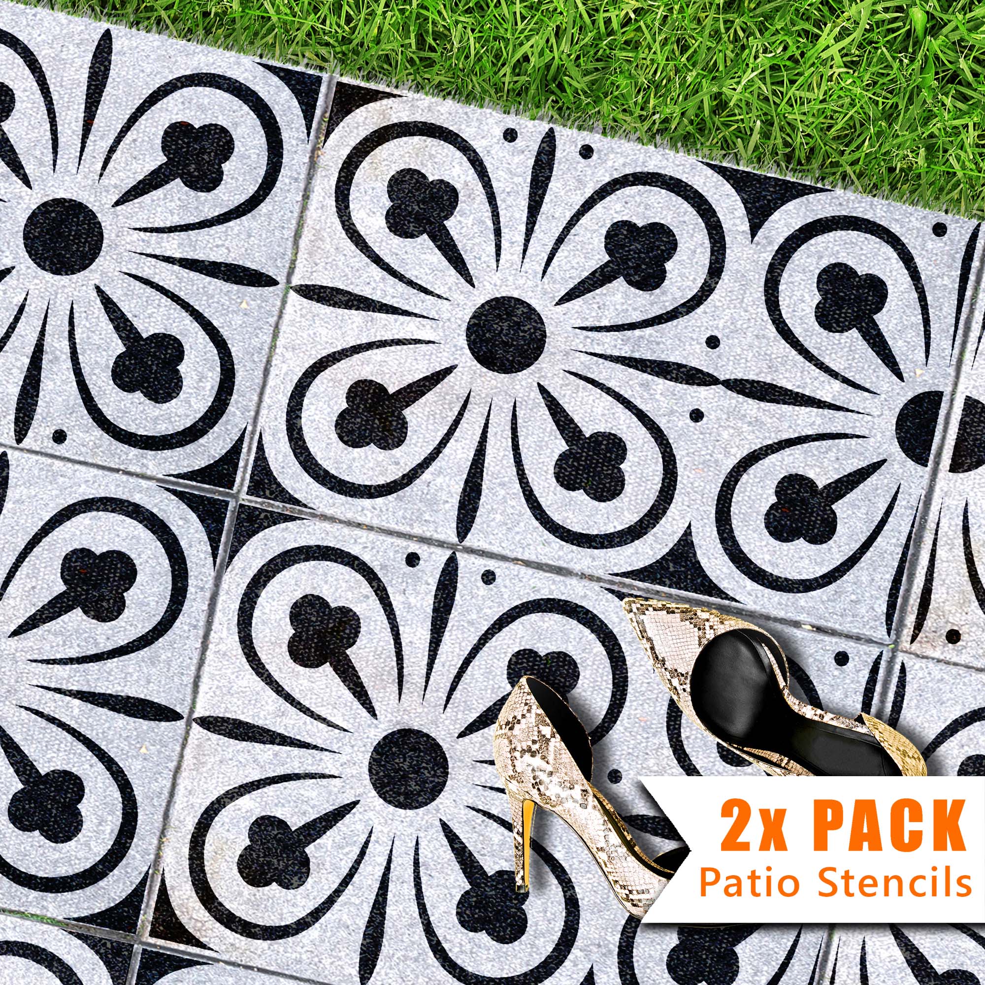 STENCIL | Patio Slab – Page 6 – Dizzy Duck Designs